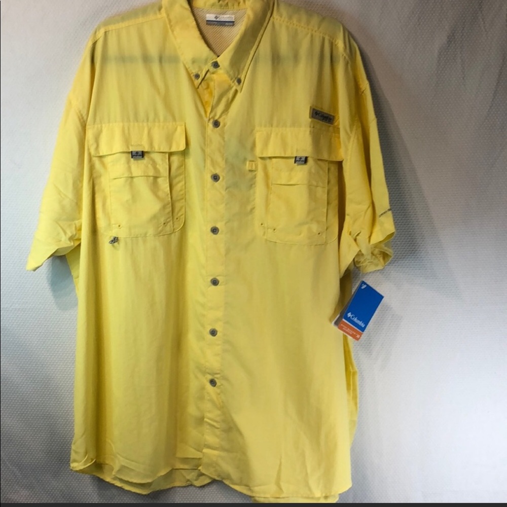 Columbia PFG Yellow 2XL NWT